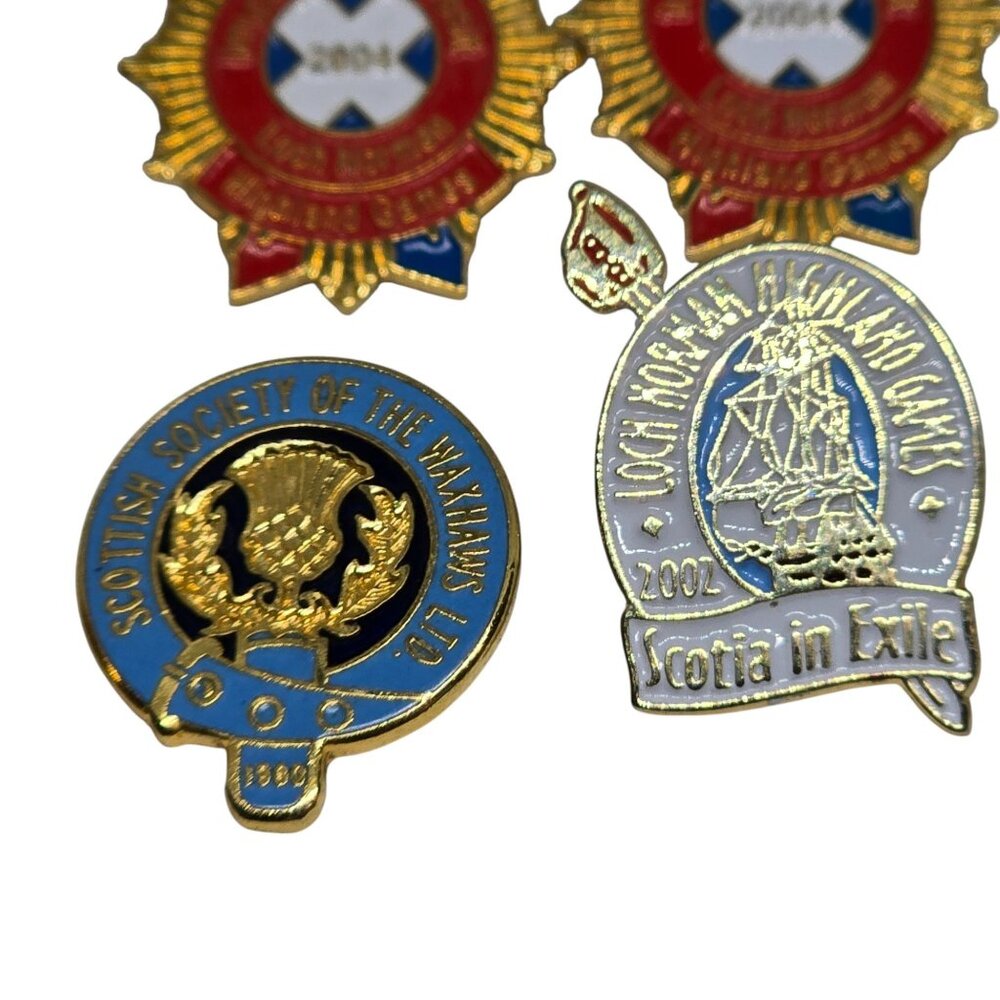 Scottish Highland Games Enamel Pin Lot Loch Norman Waxhaw Kings Mountain 17 - Picture 16 of 16